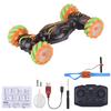 Remote Control Car, 2.4GHz 4WD Gesture Sensing Stunt Car with Spray, Lights and Music, 360° Rotation