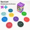 Mathe Fidget Spinner Kinderspielzeug Vorschulische Rechenerziehung Addition Subtraktion Multiplikation Division Abakus Montessori Spielzeug