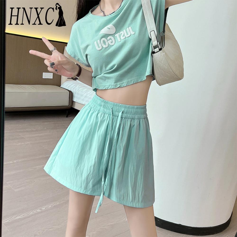 

HNXC Женские модные повседневные летние весенние шорты XL зелёный