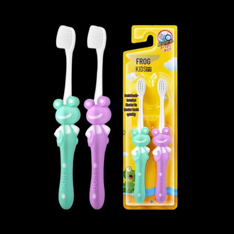 Frog Soft Bristle Kids Toothbrush 2-Pack