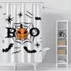 Home Shower Curtains For Bathroom Waterproof Fabric Modern Nordic Style Living Room Curtain Halloween Autumn Pumpkin Decoration