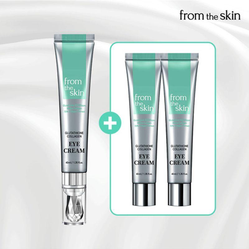 From the Skin Glutathione Collagen Eye Cream (40ml) + 2 Refills (40ml)