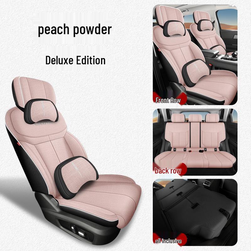 Chery Explore 06 Universal Five-Seat Linen Car Seat Cushion Cover for All Seasons