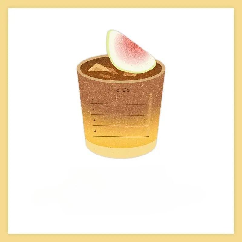 

30 Pcs Card Lover Coffee Bread Series Writing Paper Memory Toast Latte Notes Messages Memo Pads Scrapbooking Journaling