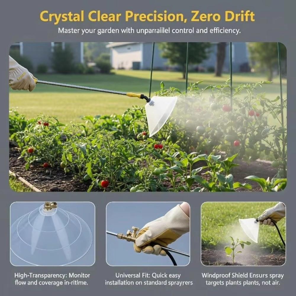 Uniform Spray Agricultural Spray Nozzle Adjustable Windproof Spray Nozzle Sprayer Accessory