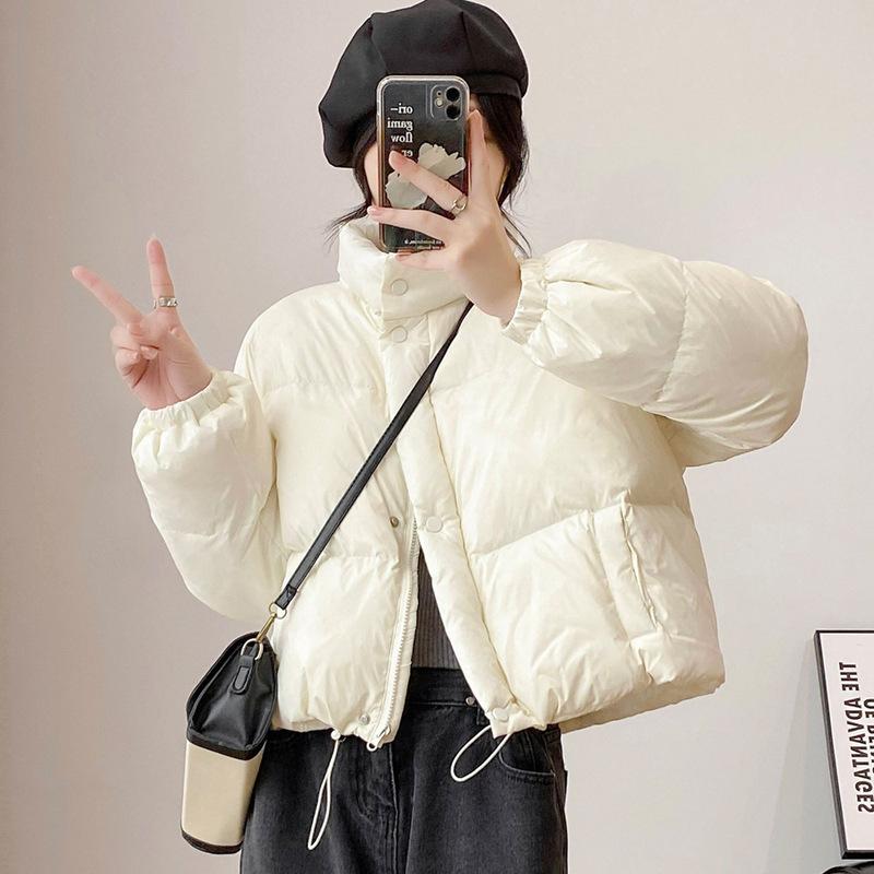 Down cotton clothes women's short models new models small loose fashion bread clothes cotton clothes live stream trend