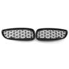 1 Pair Front Hood Single Line Grille Front Kidney Racing Grille Gloss Black 51137181547 51137181548 For BMW Z4 E89 2009-2016