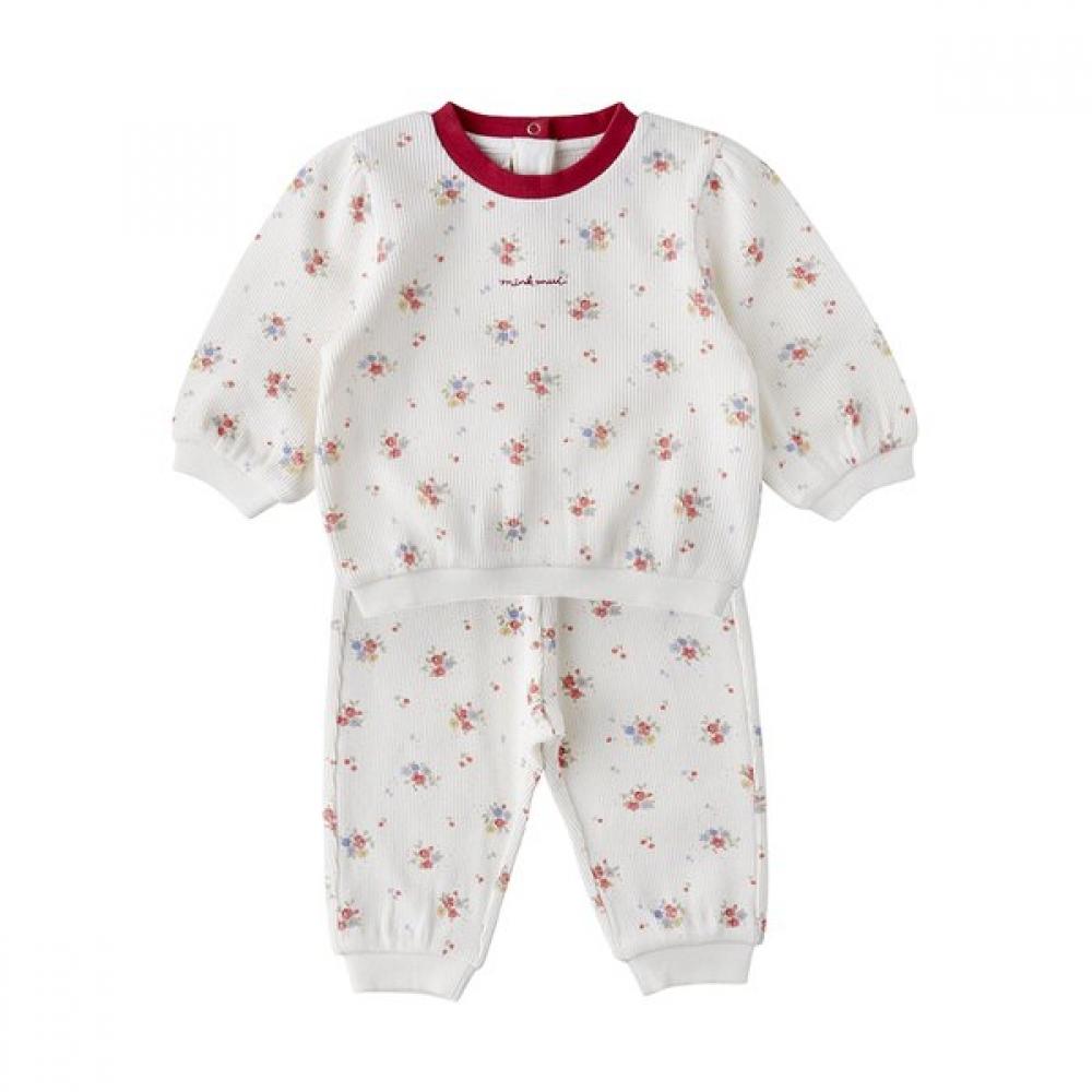 

Mink Mui Red Petit Flower Waffle Set 36113 610 05 IV/4 years old (110)