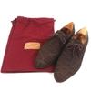 John Lobb Leather Shoes Dark Brown Elephant Leather Mens Used