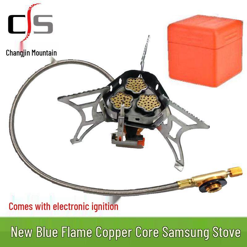 Outdoor Windproof Portable Camping Stove - High Mountain Fire Split Gas Burner