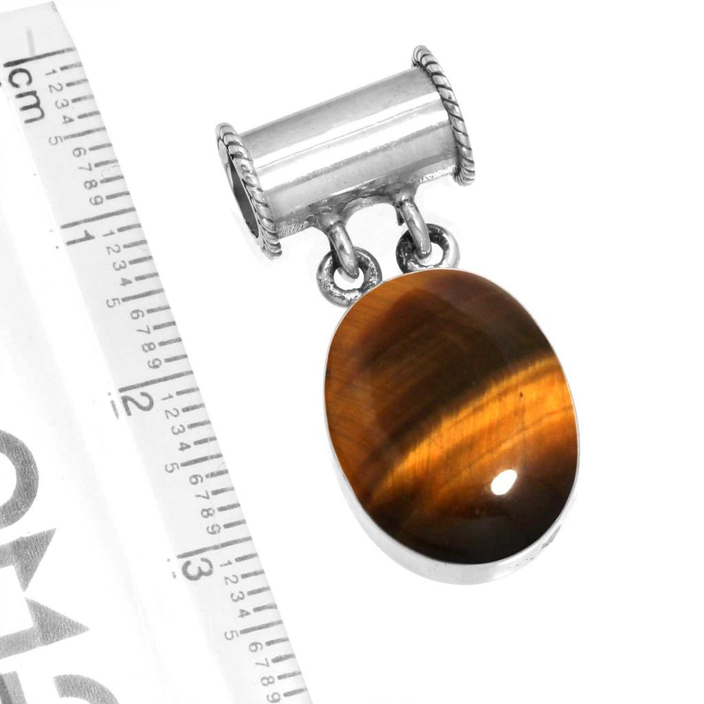 925 Sterling Silver Pendant Women Gemstone Handmade Jewelry Anniversary Gift Malachite Moonstone Rose Quartz Red Stone Smoky Topaz Tiger Eye Solitaire