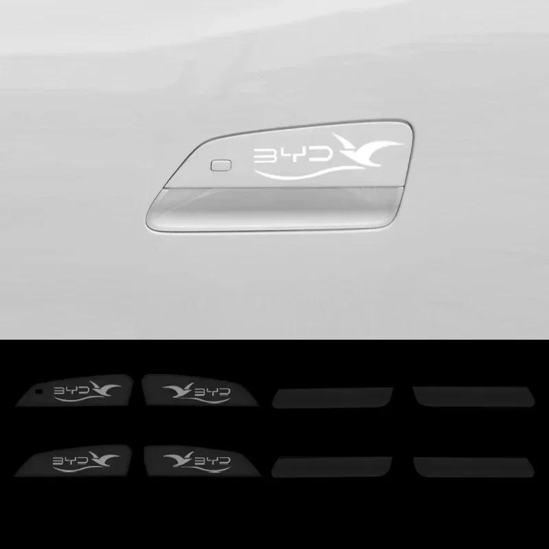 Car Door Bowl Sticker For BYD Seagull Clear Door Bowl Handle Protection Sticker Paint Surface Film Anti-scratch Car Accessories