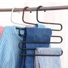 Quick Stainless Steel Layered Trouser Rack Tie Hanger Storage Rack Space-saving Closet White, Black, Brown