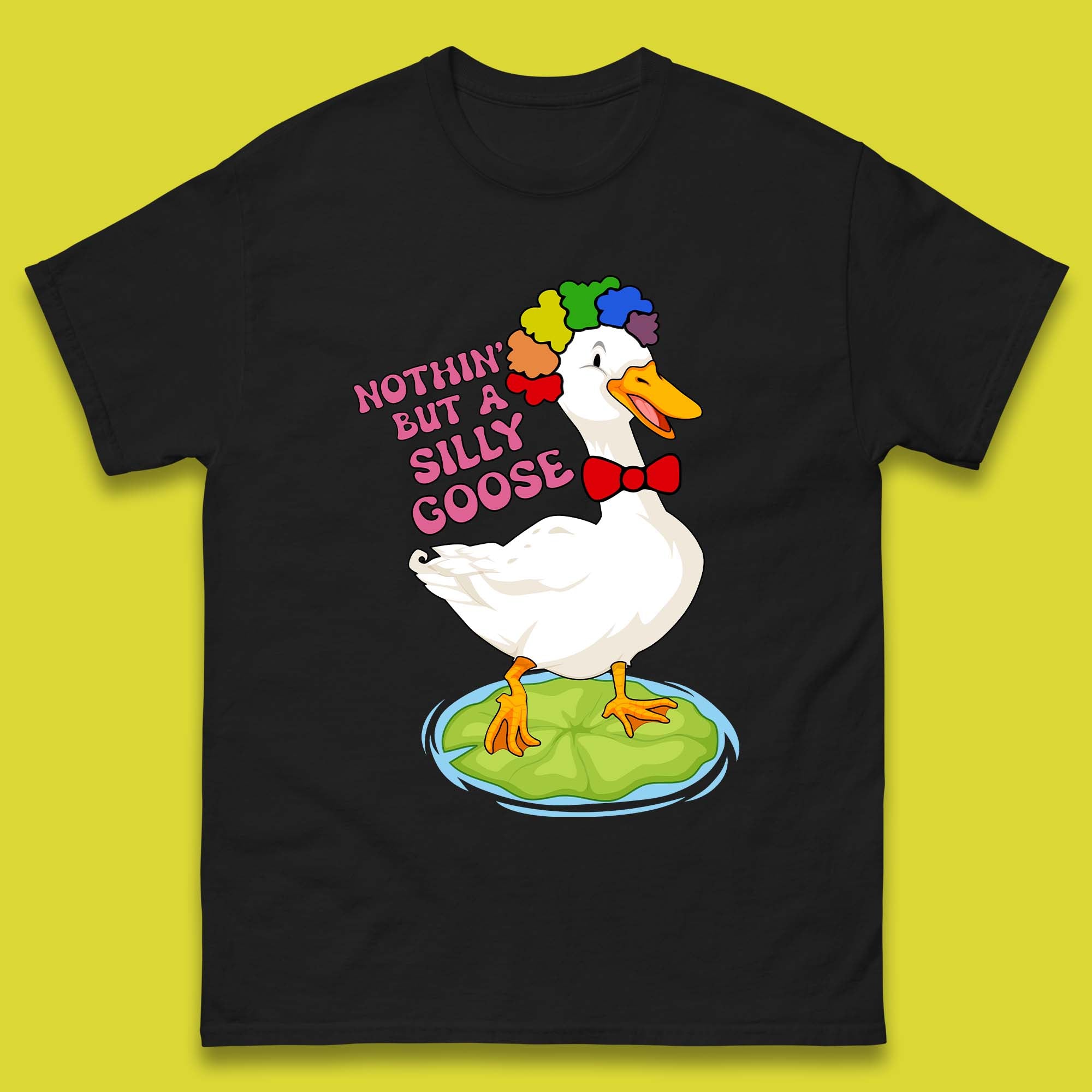 Nothin But A Silly Goose Mens T-Shirt Womens Tops Tees XL