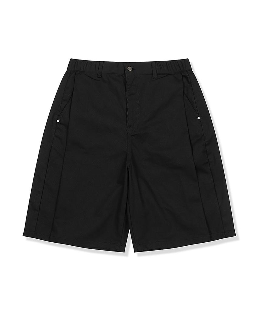 OFFROAD Cotton Single-Pleat Bermuda Snap Pants_5Kd1726