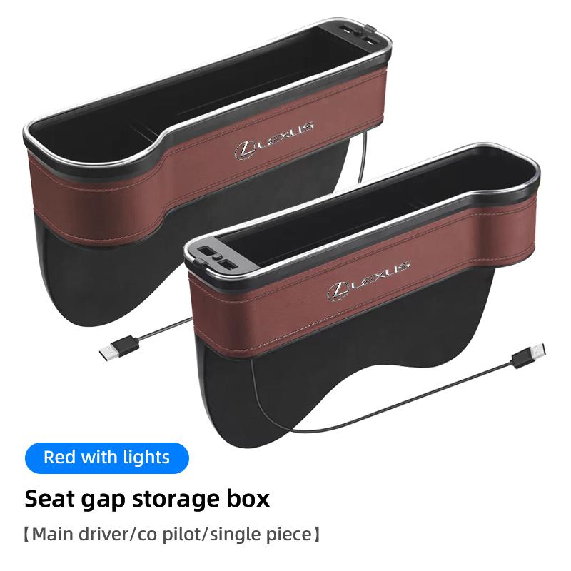 lexus Car Interior Atmosphere Light Storage Box Seat Gap Boxs For Lexus F SPORT ES RX NX LS UX LM LX GX LC RZ IS CT GS RC HS SC