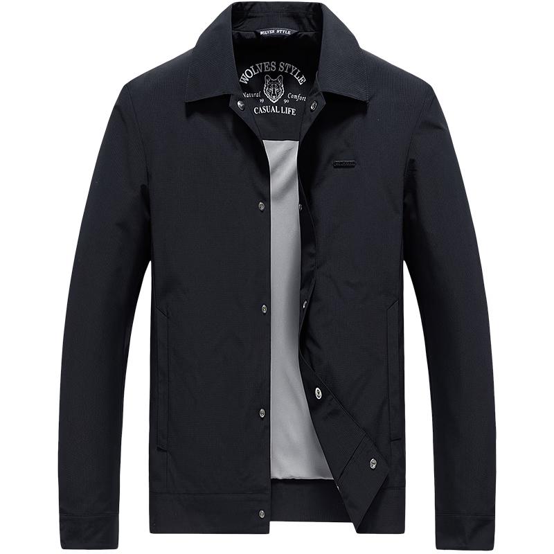 Septwolves Men s Spring Lapel Jacket 2XL 180