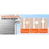 SucceBuy Mini Split Line Set Cover PVC Decorative Pipe Line Cover For Air Conditioner Easy To Install Paintable for Heat Pump