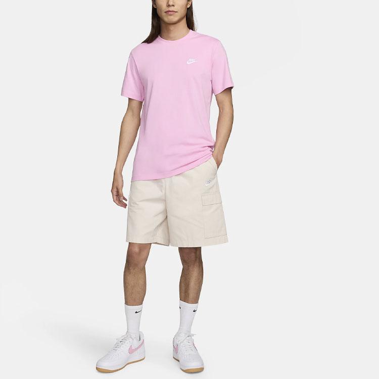 Nike Sportswear Club T Shirt Men's Pink AR4999-622