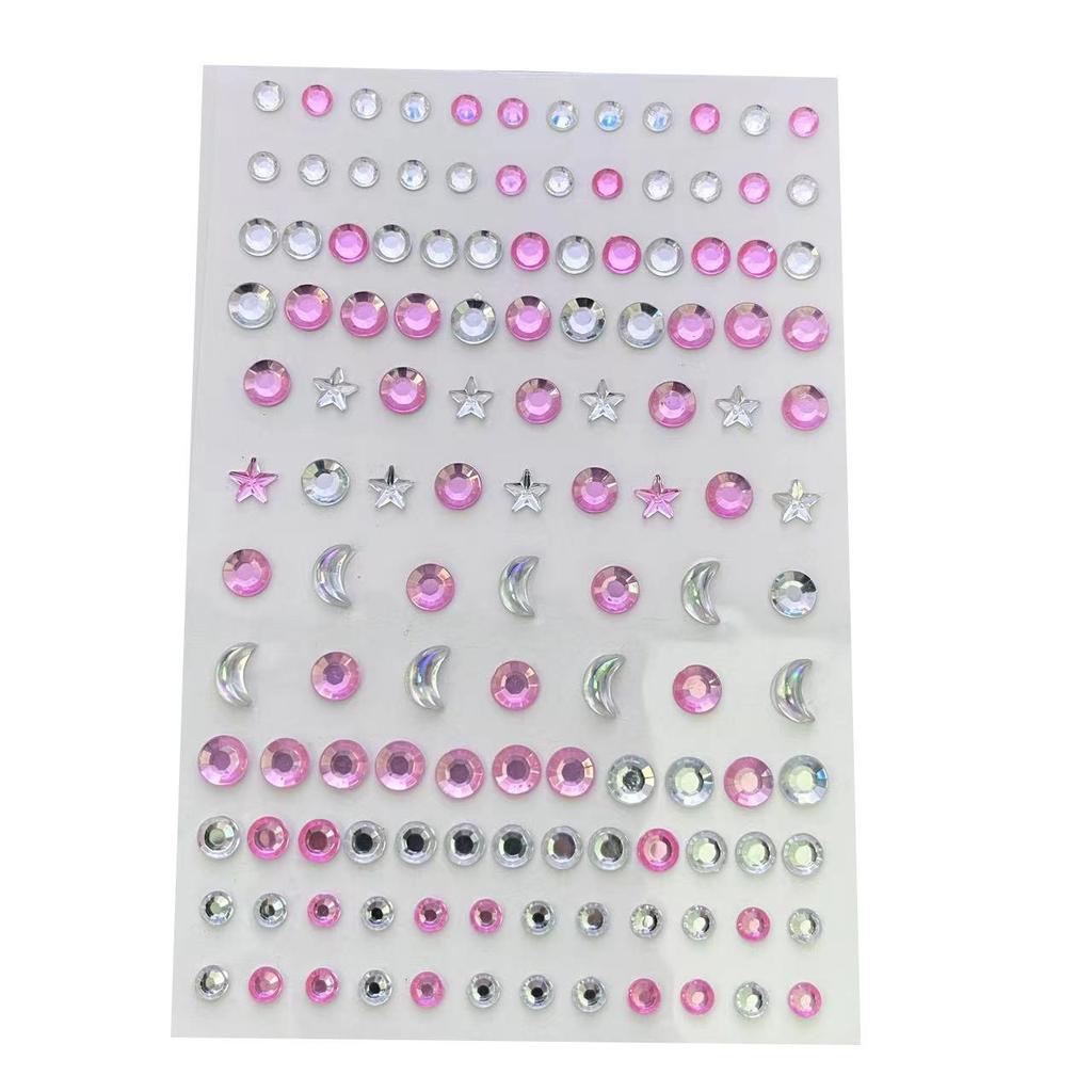 Pegatinas de tatuajes de cristales de diamante, delineador de ojos con purpurina, maquillaje de cejas, rostro, ojos, tatuajes de diamantes, pegatinas de delineador de ojos 3D con diamantes de imitación