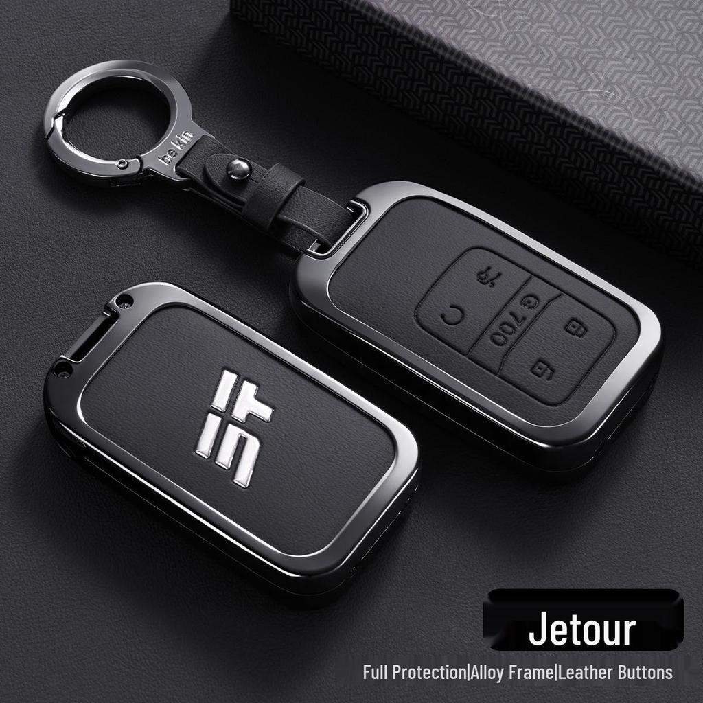Jetour Zongheng G700 2025 Key Case - Metal Full Coverage Shell & Buckle