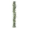 Artificial Eucalyptus Hanging Garland White Flowers Vines Fake Plants for Wedding Arch Wall Home Party Christmas Decor