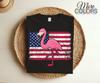 American Flag Flamingo Lover Vintage Retro Gift T-Shirt, Pink Flamingos Cute Costume, Awesome Beautiful Birds Lover Shirts, Birthday Present