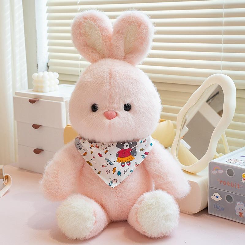 Cute cute animal bear rabbit doll plush toy puppy dog doll children companionship soothing doll