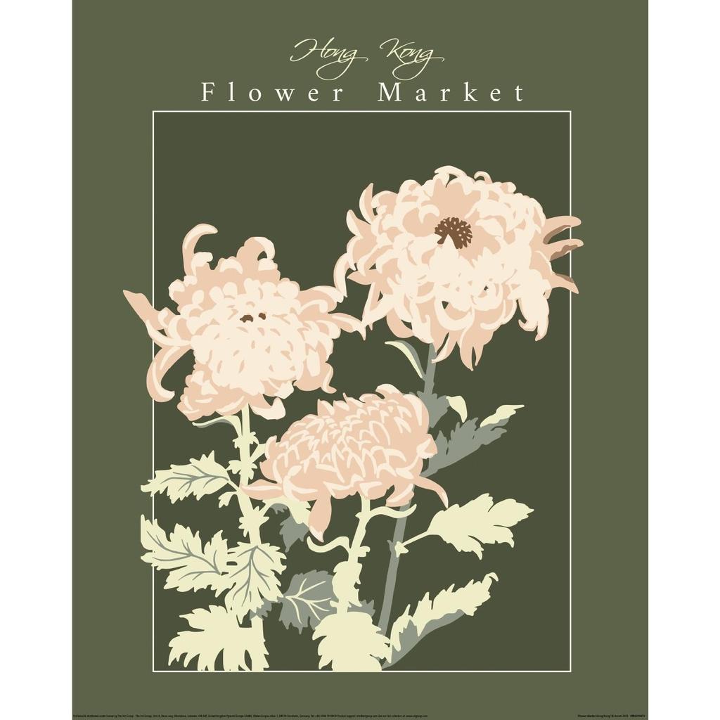 Annick Flower Market Hong Kong Print