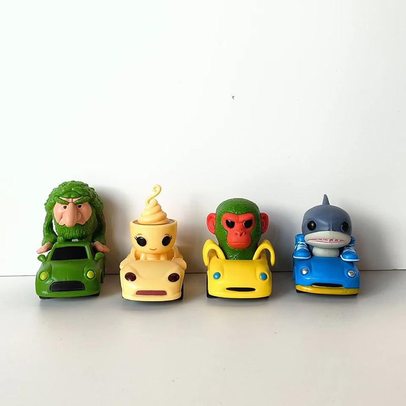 Nowe Tung Tung Tung Sahur Samochód Figurki Akcji z PVC Model Anime Zabawki Włoski Brainrot Kreskówkowy Ozdoba Zabawki Prezenty Dekoracje