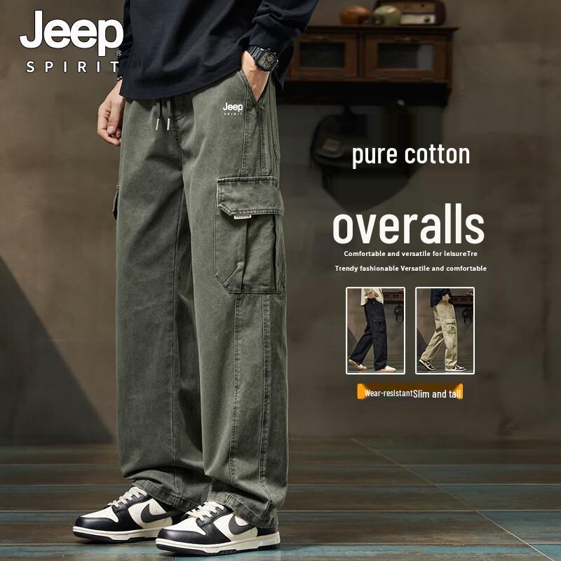JEEP SPIRIT Men s Relaxed Fit Cargo Pants 4XL