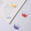DIY PVC Glitter Crown Hair Clips and Ties for Clothing Accessories