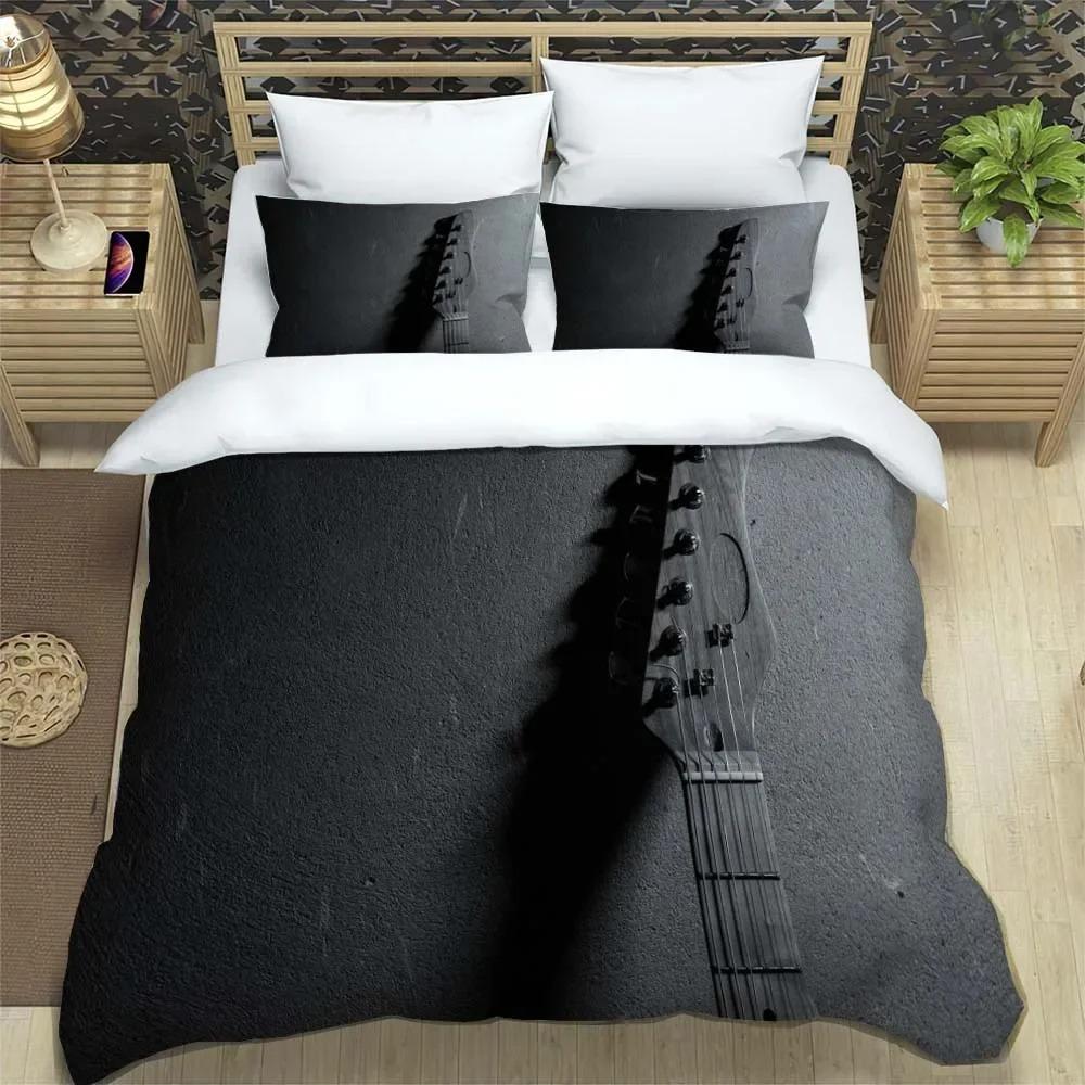 Fender Musik Gitarre Fashion 3D Printed Bedding Queen Bedding Set Customized King Size Bedding Set Soft And Comfortable