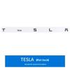 Tesla Model 3 SY X Kofferraum Kunststoff Logo Aufkleber - TESLA Englischer Buchstabe Auto Aufkleber
