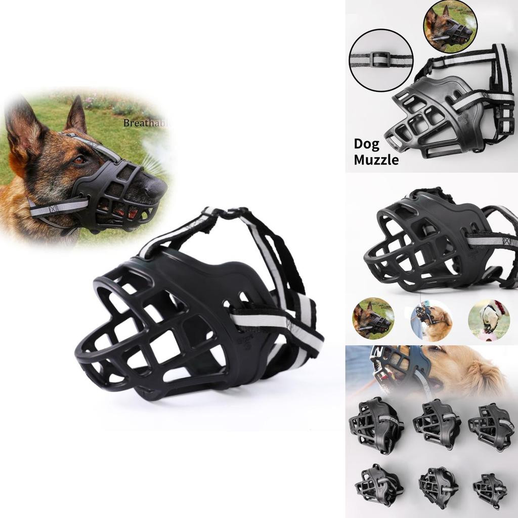 Verstellbarer Kunststoff-Hundemaulkorb mit Schutzeigenschaften für sichere und komfortable Anwendung