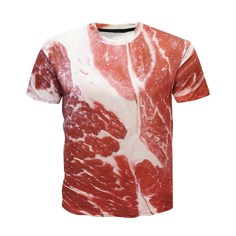 Sexy,Funny,Unrestrained Pattern Printed Men's T-shirt With Street Elements Round Neck Fashion Plus Size