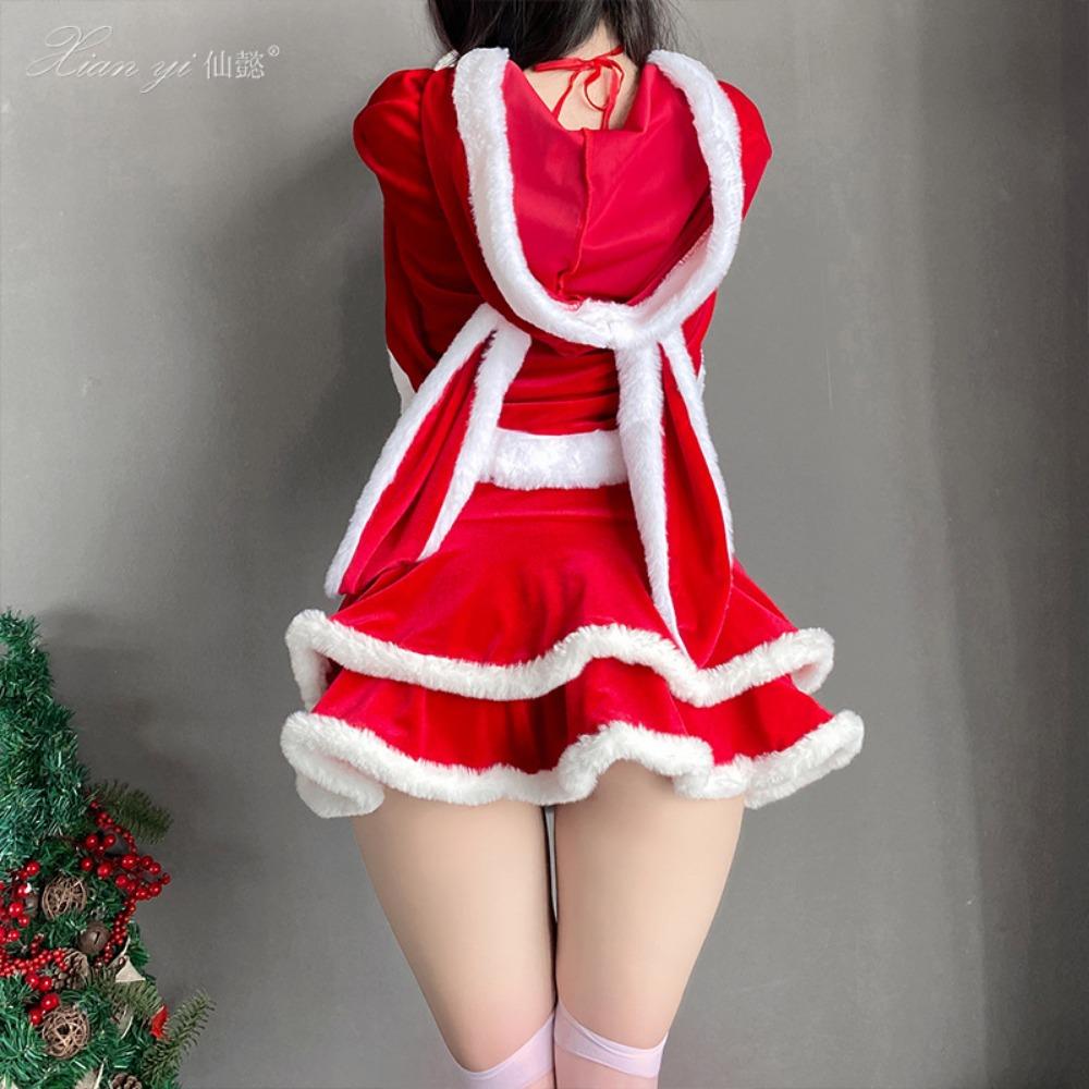 Xianyi Christmas Clothing Female Sexy Bunny Uniform Night Bar Leading Dance Performance Clothing Set New Year's Battle Suit S28