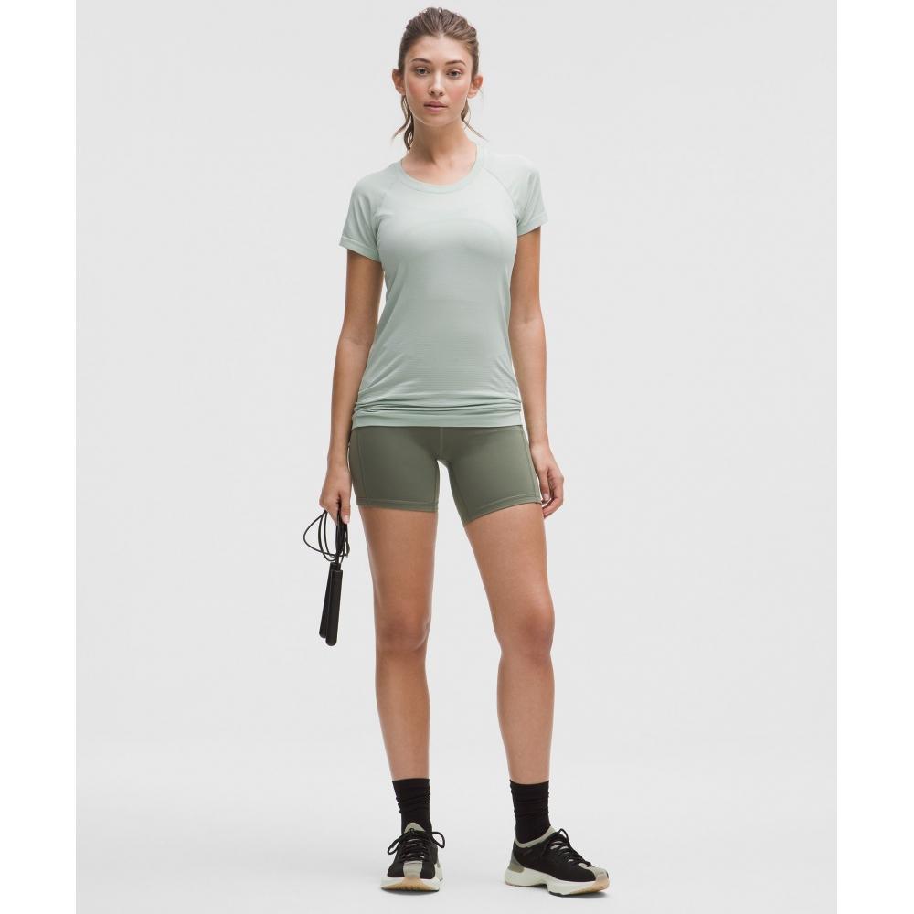 Lululemon Swiftly Tech Short Sleeve Shirt 2.0  Hip Length Pelican Pelican