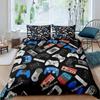 Gaming Bed Duvet Cover Set Twin,Gamer Bedding Sets for Boys Kids,Game King Size Duvet Cover Set Microfiber Game Bed Set