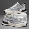 Trend Men's Casual Shoes Sneaker Normal Size Outdoor Breathable Mesh Fashion Sports Grey Running Tennis Shoes