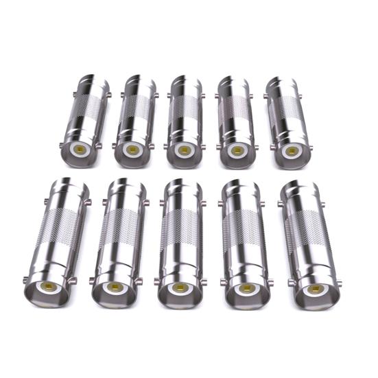 10Pcs BNC Female To Female Connector Adapter Coupler Converter Replacement Kit for CCTV Video Camera
