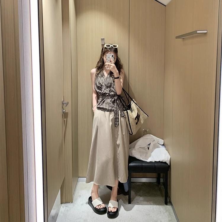 Su Yinyin's same bubble mop~ 6CM heightened thick-bottomed beach vacation flip-flops women's versatile sandals to wear outside summer