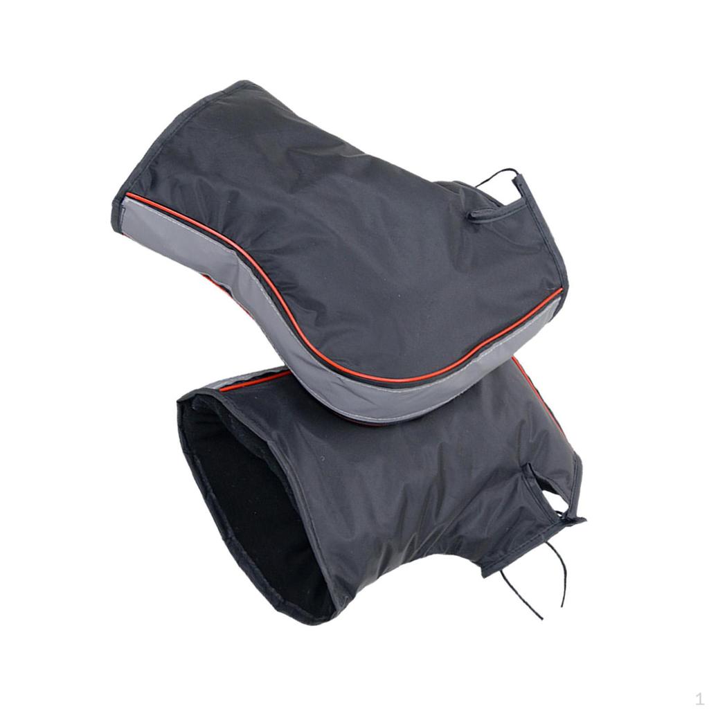 Cold Weather Motorcycle Handlebar Muffs, Windproof Mitts for Riding