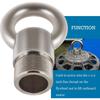 Lifting Ring Tool Replacement For MT0022 91-904551 Lifting Eye For Mercury Marine OMC with 1.5" X16 Threaded Flywheel