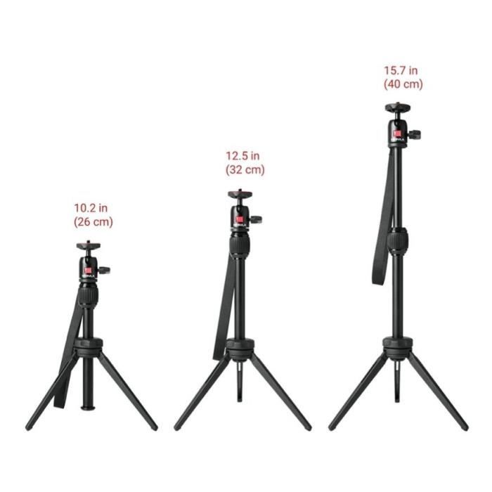 Trépied ajustable pour vidéoprojecteur nomade ANKER Nebula en alliage d'aluminium avec rotule - Noir