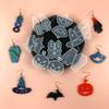 Halloween Earrings Combination Earrings Mold Halloween Pumpkin Silicone Mold Home Decoration Mold Suitable for Women