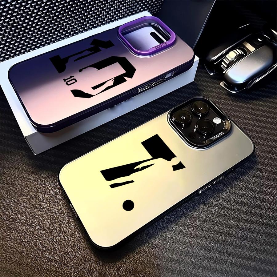Cartoon Football Number 7 10 Phone Cover Case for iPhone 17 Pro Max 16 11 14 Plus Air 15 12 Pro 13