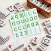Bærbar Mahjong Øvelsesbræt 3D-printet Mahjong Solo Træningsværktøj Amerikansk Mahjong Strategihjælp Letvægts Mahjong Spillere Øvelsesværktøjer