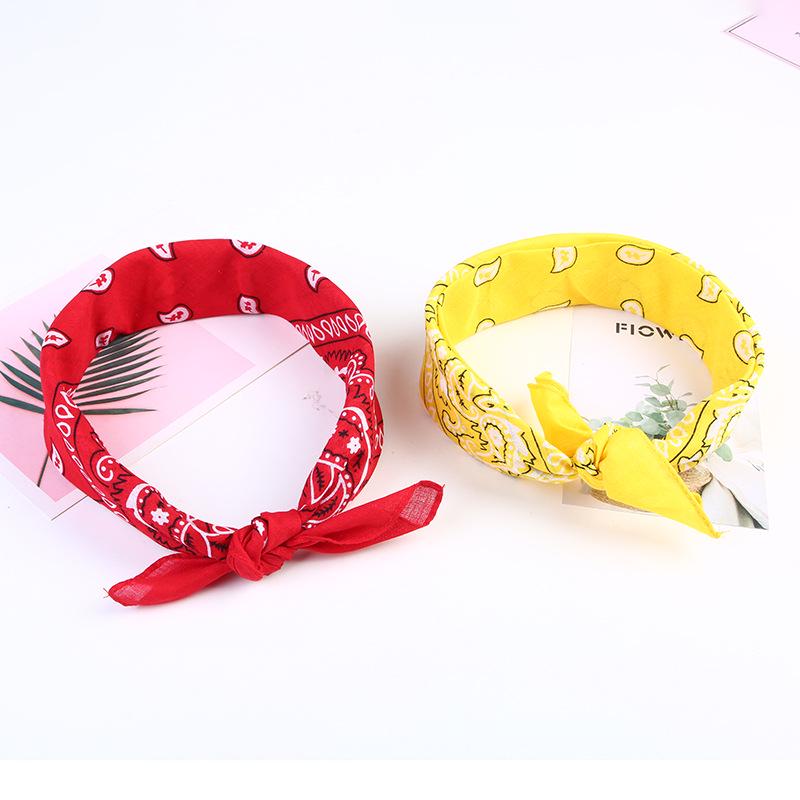 Paisley Cycling Bandana & Hip Hop Headband for Outdoor Sports & Street Dance