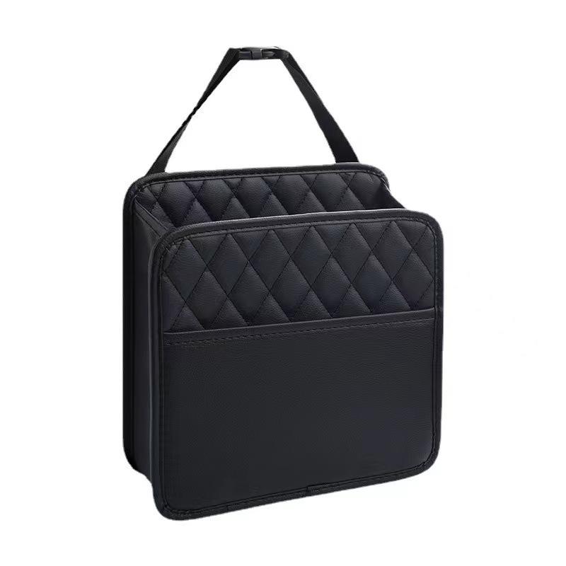 Large Storage Box Multifunctional Car Seat Storage Bag Leather Storage Bag Garbage Bag Storage Bag Suitable for Most Car Models